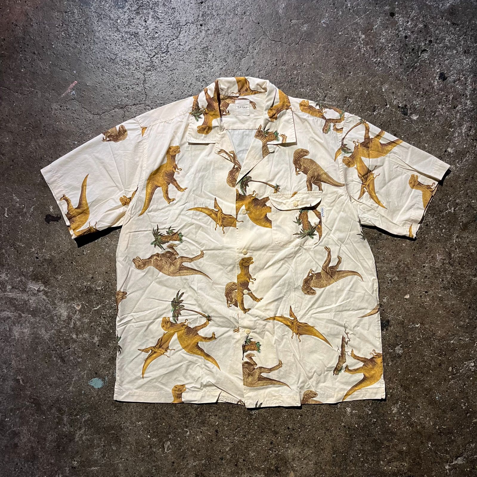 Karl Helmut 90 s 恐竜プリントシャツ 総柄 カールヘルム 1990 PINK HOUSE ピンクハウス