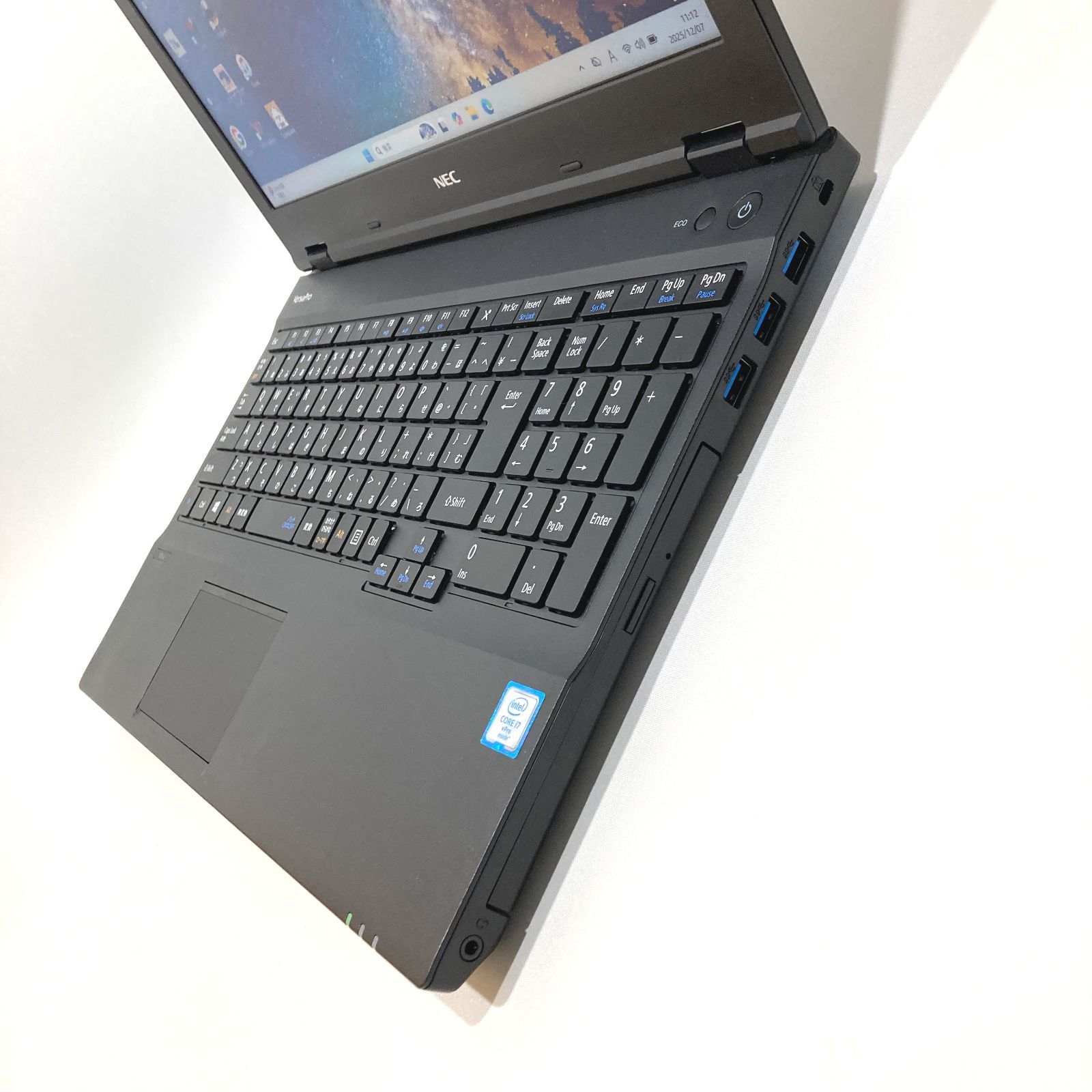 初心者✨超速i7&メモリ16GB◇黒◇すぐ使えるノートパソコン◇T411-1