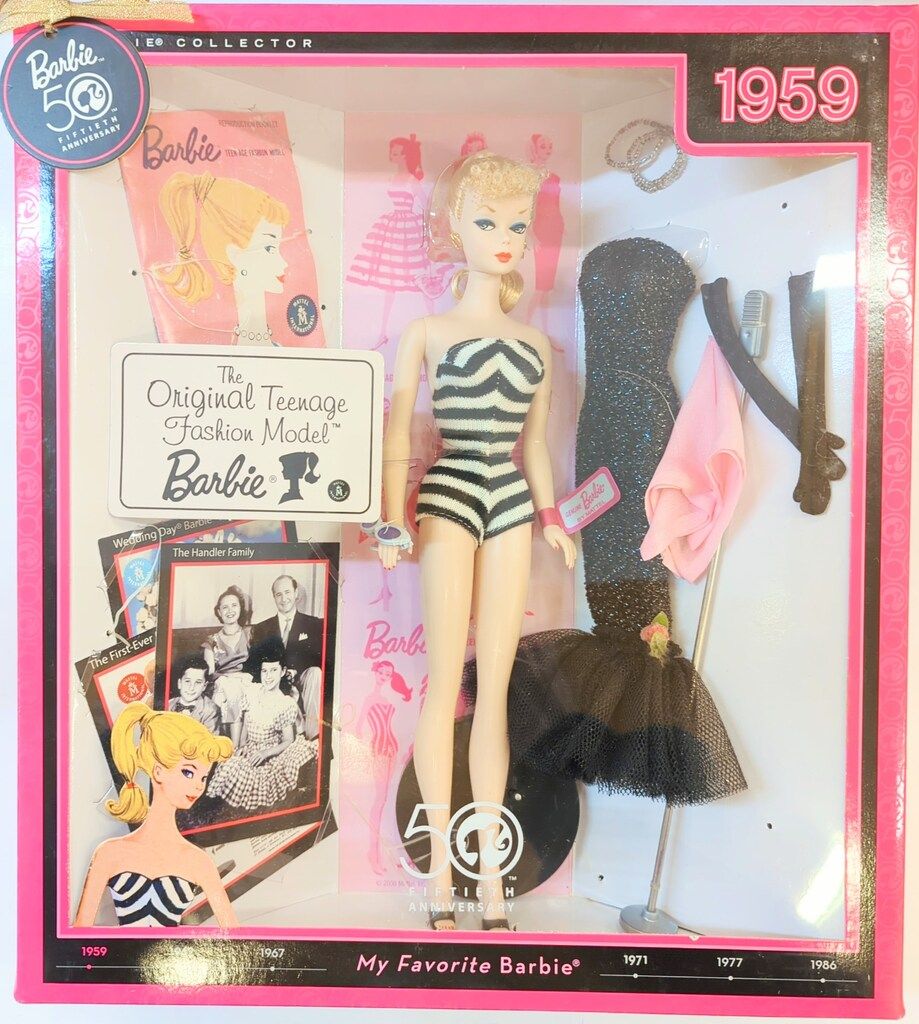 マテル 復刻バービー マイフェイバリットバービー オリジナルティーンエイジファッションモデルバービー 50 thアニバーサリー N 4974