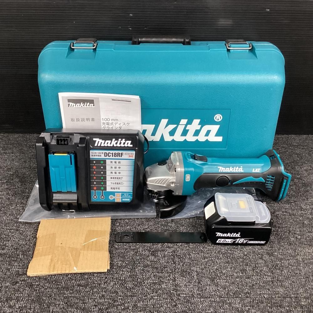 マキタ makita 100 mm 18 V充電式ディスクグラインダ 202