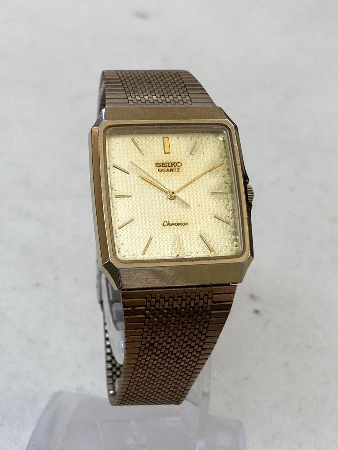 SEIKO セイコー 腕時計 9021-5220 Chronos クロノス クォーツ スクエア