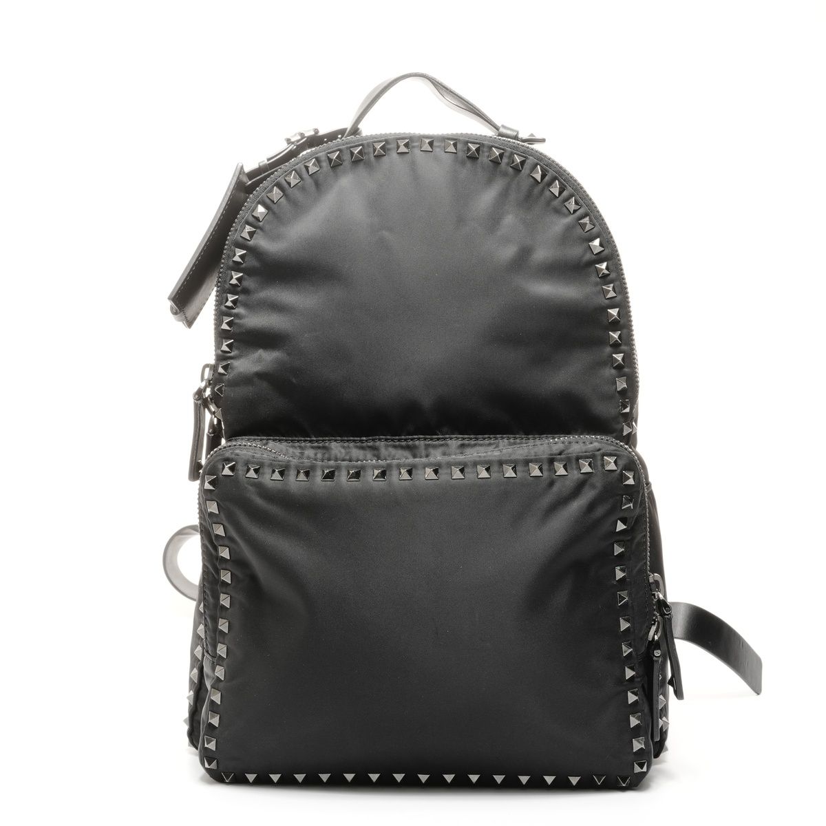 VALENTINO ヴァレンティノ リュック・デイパック ナイロン スタッズ