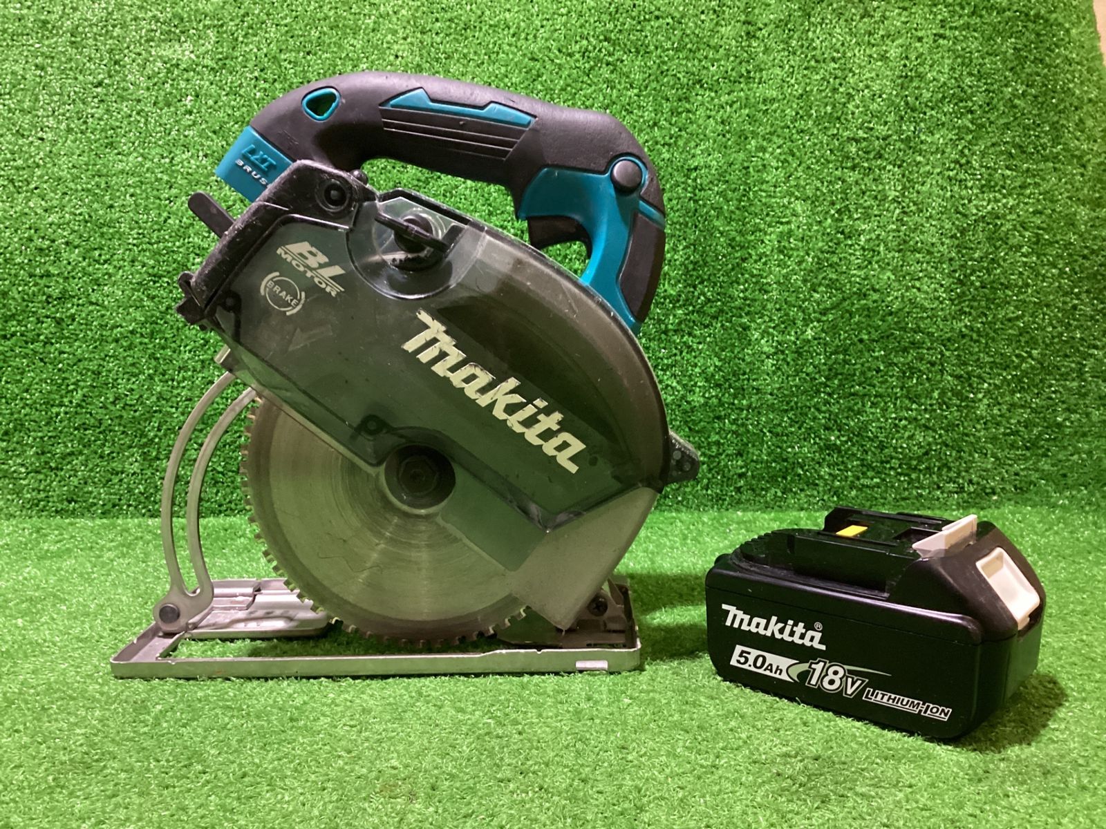 マキタ CS 553 D 150㎜ 充電式チップソーカッタ バッテリ 付 プレート曲がり有 バッテリ充電回数 5回 シ 45