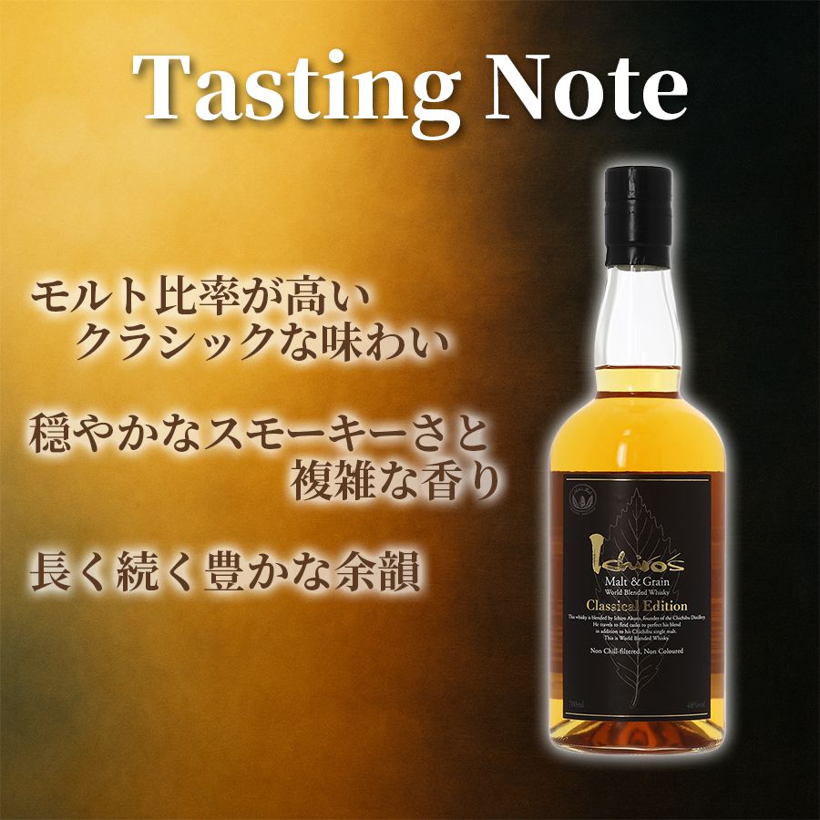 一部地域送料無料】イチローズモルト モルト&グレーン ワールドブレン