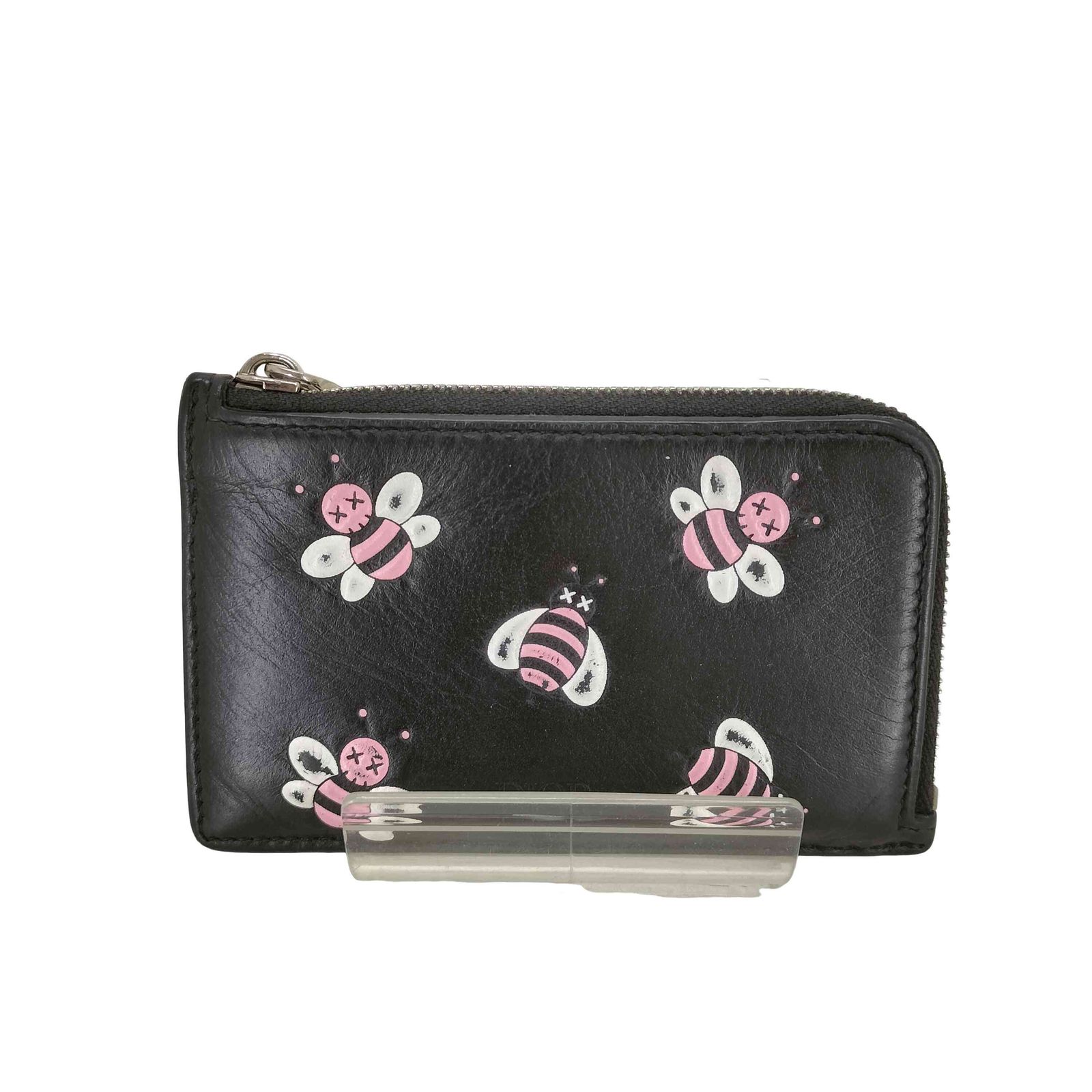 ディオール Dior PINK BEE レザーカードケース レディース 表記無