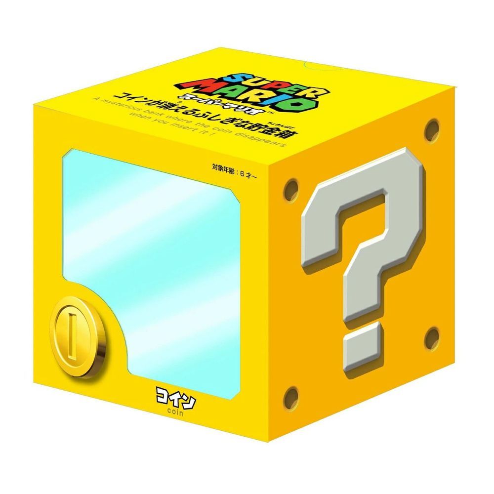 テンヨー スーパーマリオ アートバンク コイン NAB-04 コインを入れると消える！ふしぎ貯金箱