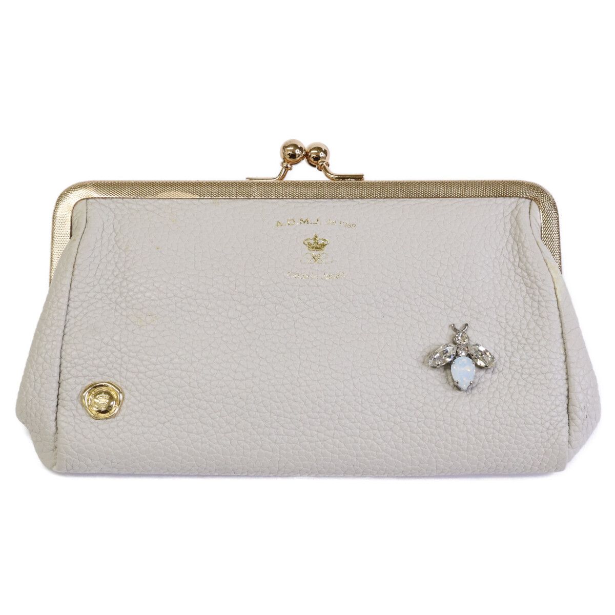 A D M J Accessoires De Mademoiselle ADMJ モーツァルト スワロフスキー ビー 蜂 がま口