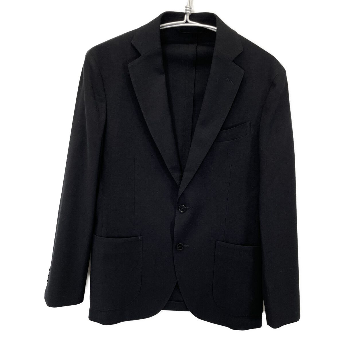 UNIVERSAL LANGUAGE ユニバーサルランゲージ ﾌﾞﾗｯｸ ｳｰﾙ ｶﾉﾆｺ生地 ｽｰﾊﾟｰ