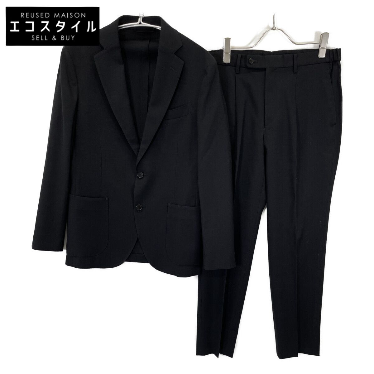 UNIVERSAL LANGUAGE ユニバーサルランゲージ ﾌﾞﾗｯｸ ｳｰﾙ ｶﾉﾆｺ生地 ｽｰﾊﾟｰ