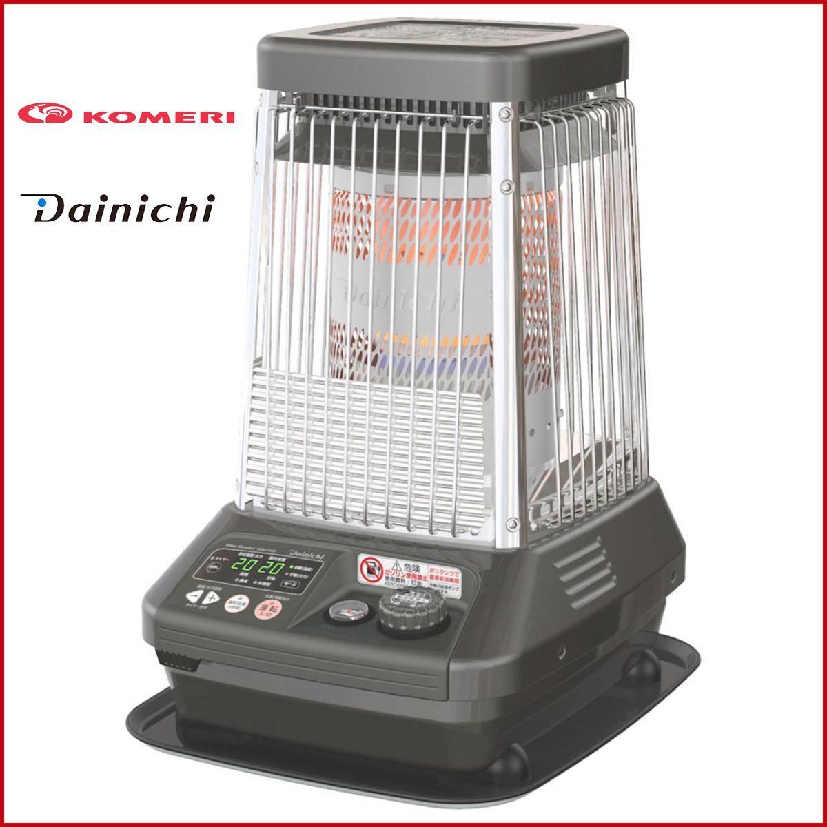 KOMERI×Dainichi ブルーヒーター KDM-F 10 D 木造26畳 コンクリ35畳まで グレー 業務用石油ストーブ コメリ ダイニチ 札幌