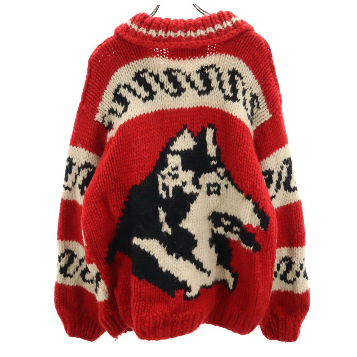 KANATA/カナタカウチンセーター　 オオカミ柄 楽天市場】カウチンセーター（カウチンジャケット）｜KANATA社（カナタ