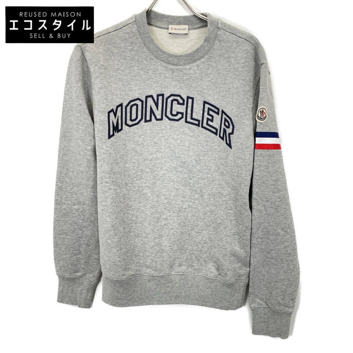 MONCLER モンクレール 22年 GIROCOLLO ｸﾞﾚｰ ﾄﾚｰﾅ S
