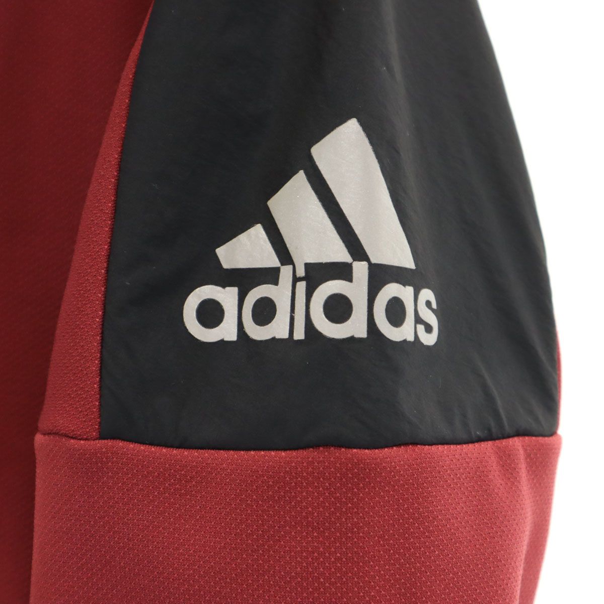 adidas アディダス トレーニング 長袖 ジップパーカー XO ボルドー 裏