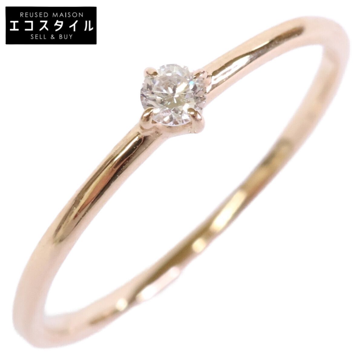 ete エテ 【美品】K18 0.06 ブライト ダイヤモンド 11号 - メルカリ