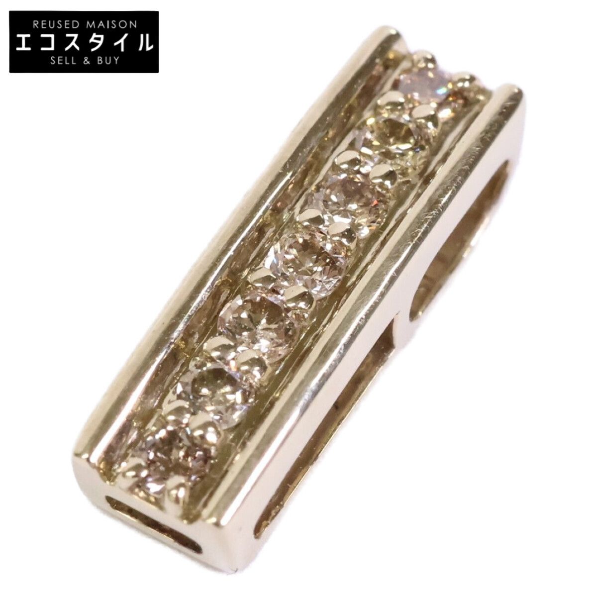 K 18 GSTV 0.15 ブラウンダイヤモンド バー