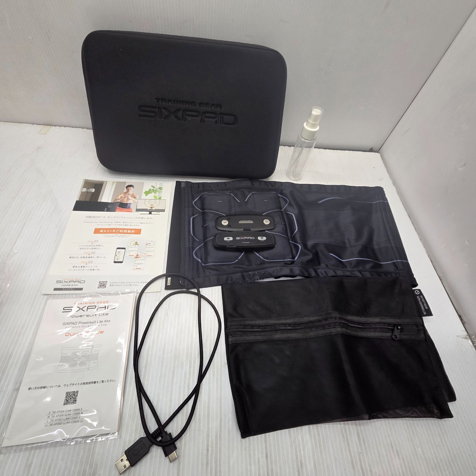 12 S00537 SIXPAD シックスパッド パワースーツライト アブズ SIXPAD