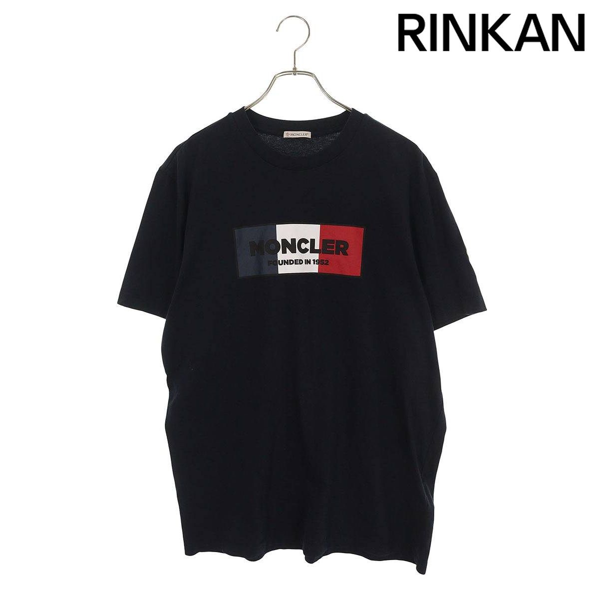 モンクレール SS RSHIRT C-SCOM-22-63927 トリコロールロゴTシャツ
