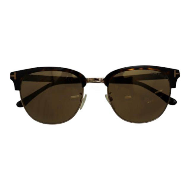 トムフォード TOM FORD Tortoise G Brown トータス シェル べっ甲柄 ハーフリム ウェリントン サングラス アイウェア TF 482 D 54 20 145 ブラウン ゴールド ブランド古着ベクトル 251207
