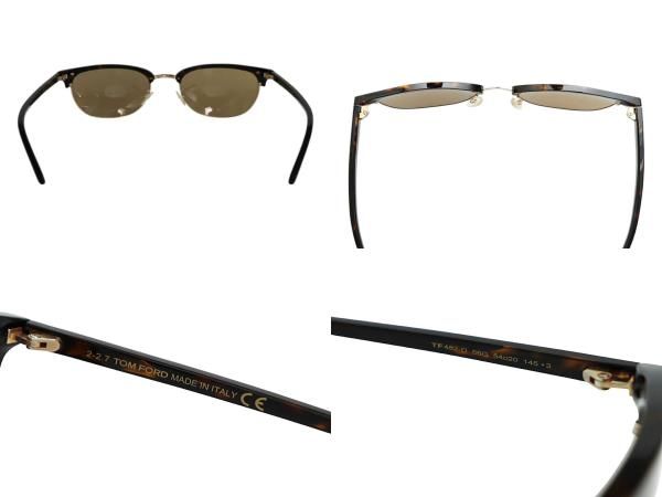 【中古】トムフォード TOM FORD Tortoise Gold-Brown トータス シェル べっ甲柄 サングラス TF482-D▲■251207 トムフォード TOM FORD Tortoise Gold-Brown トータス シェル べっ甲柄