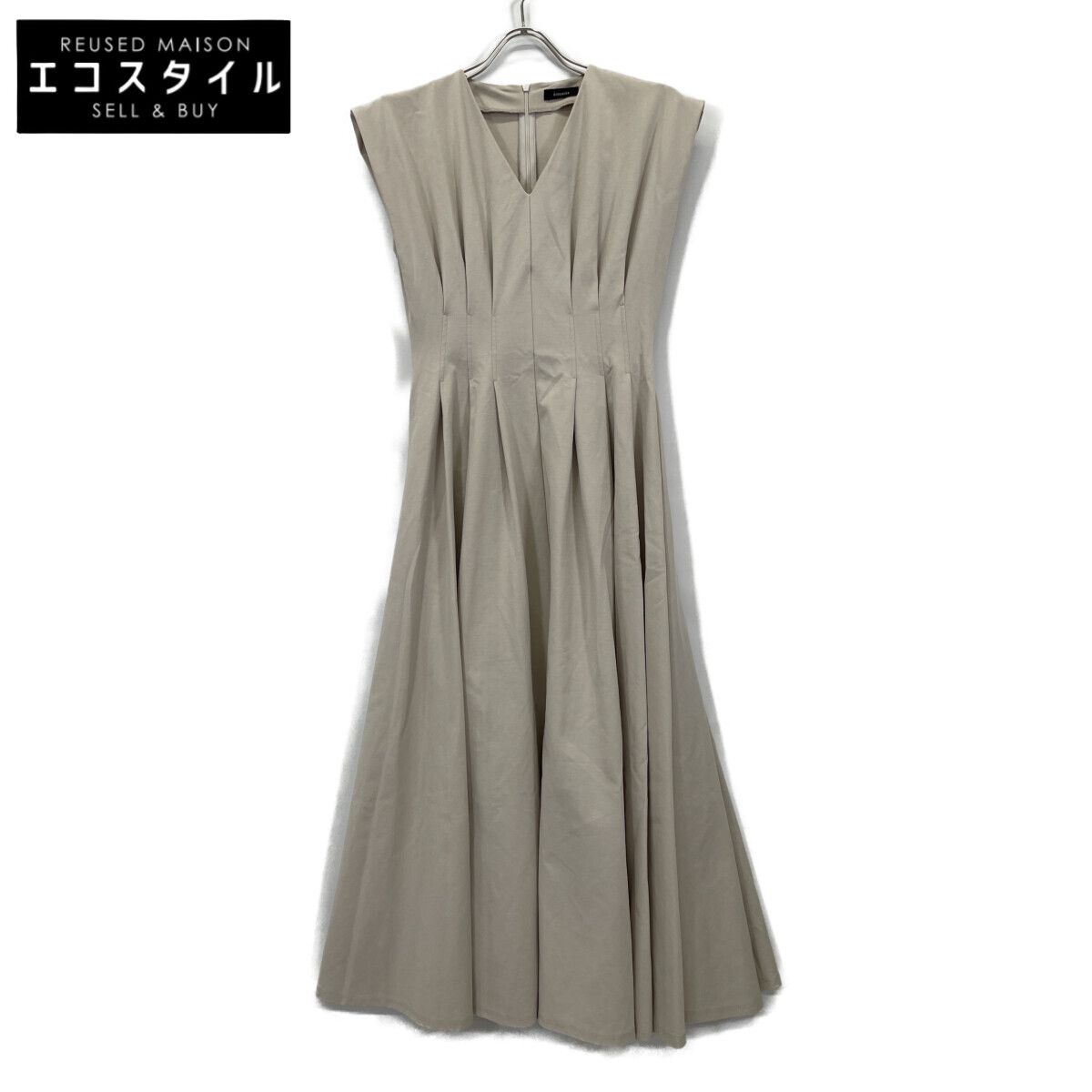 anuans アニュアンス ﾍﾞｰｼﾞｭ ｳｴｽﾄﾀｯｸｶｯﾄﾌﾚｱﾜﾝﾋﾟｰｽ S - メルカリ