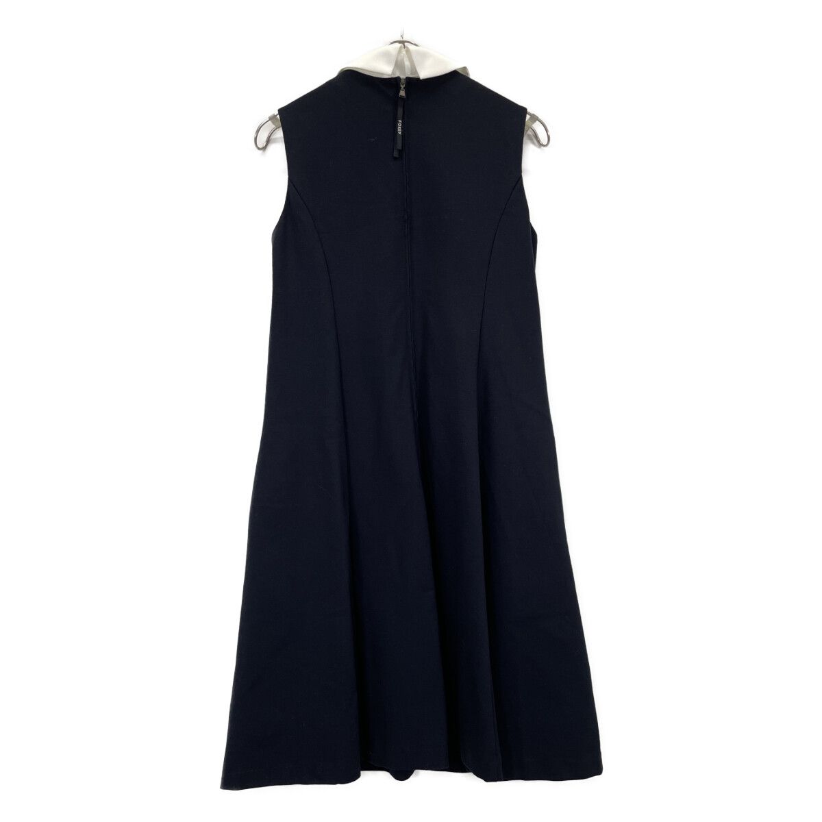 FOXEY NEW YORK フォクシーニューヨーク ﾌﾞﾗｯｸ×ﾎﾜｲﾄ ｸﾗｰﾄﾄﾞﾚｽ ﾜﾝﾋﾟｰｽ