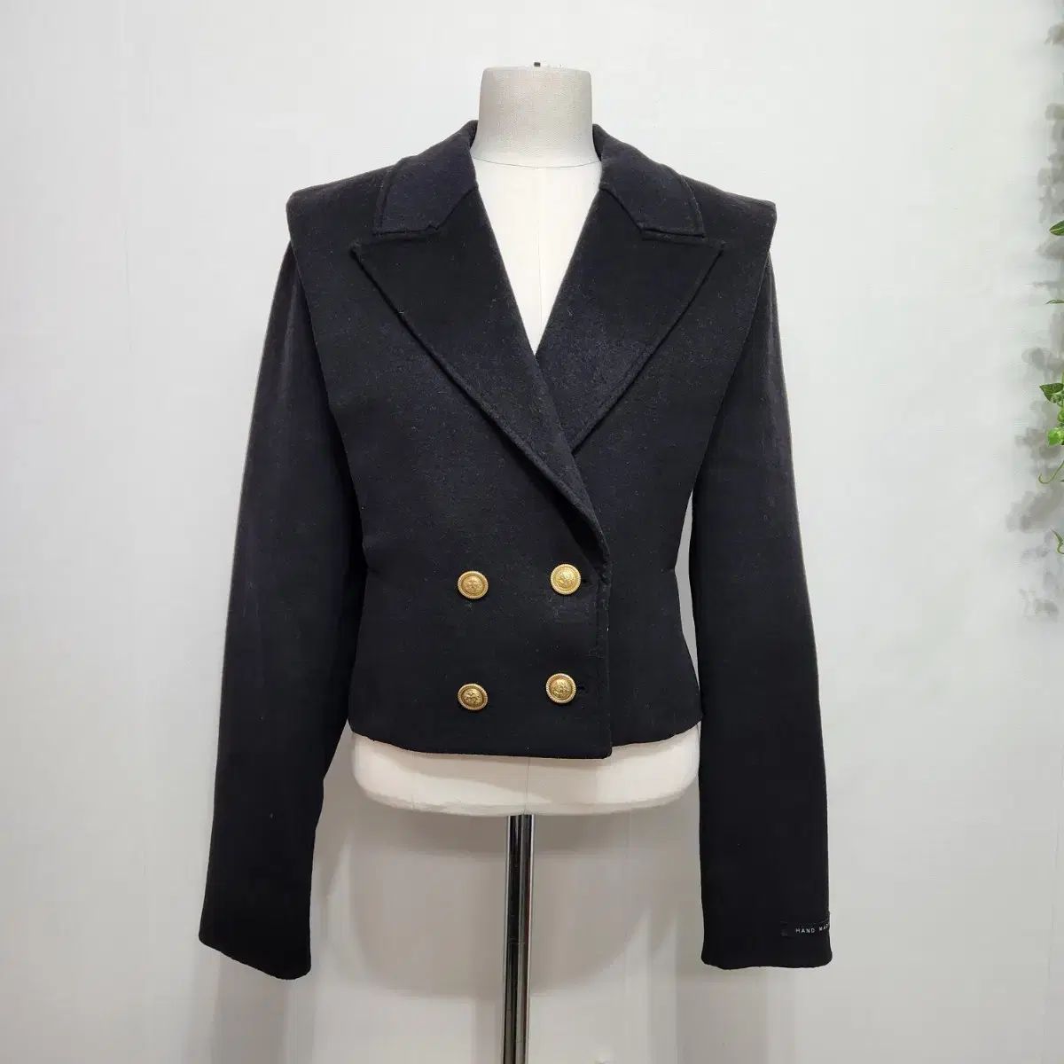 JULL LOG ジュローグ ゴールド クロップド ジャケット