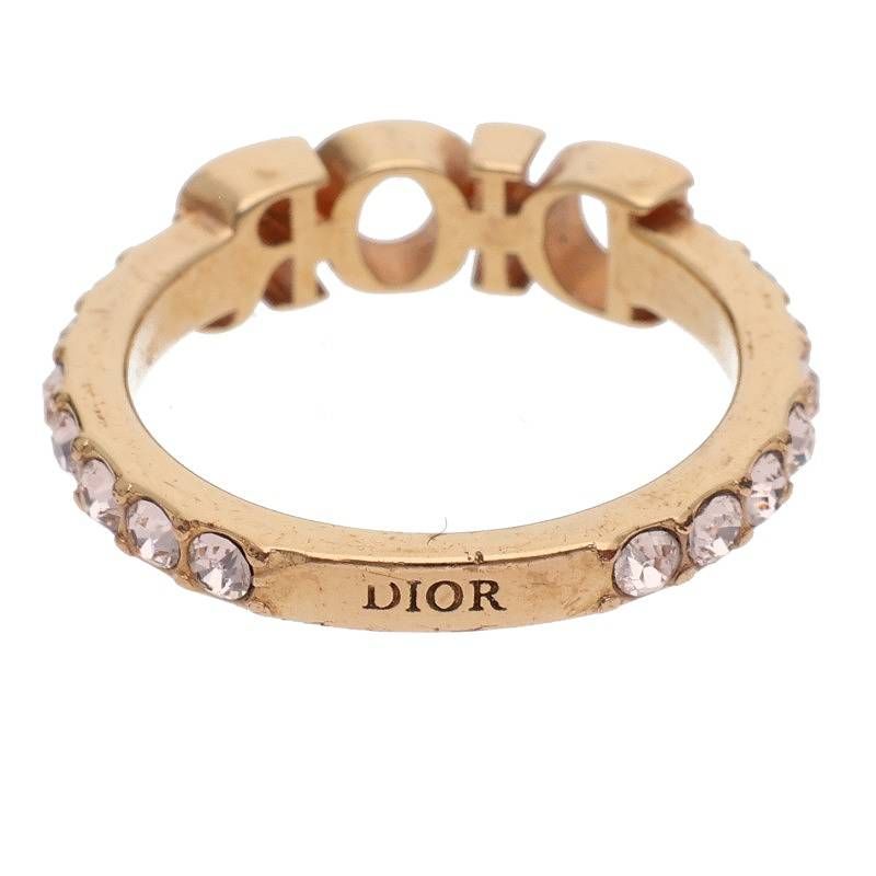 Christian Dior / クリスチャンディオール/リング/CDロゴ/ラインストーン/10号/レディース ディオール CDロゴラインストーンリング メンズ S/10号 - メルカリ