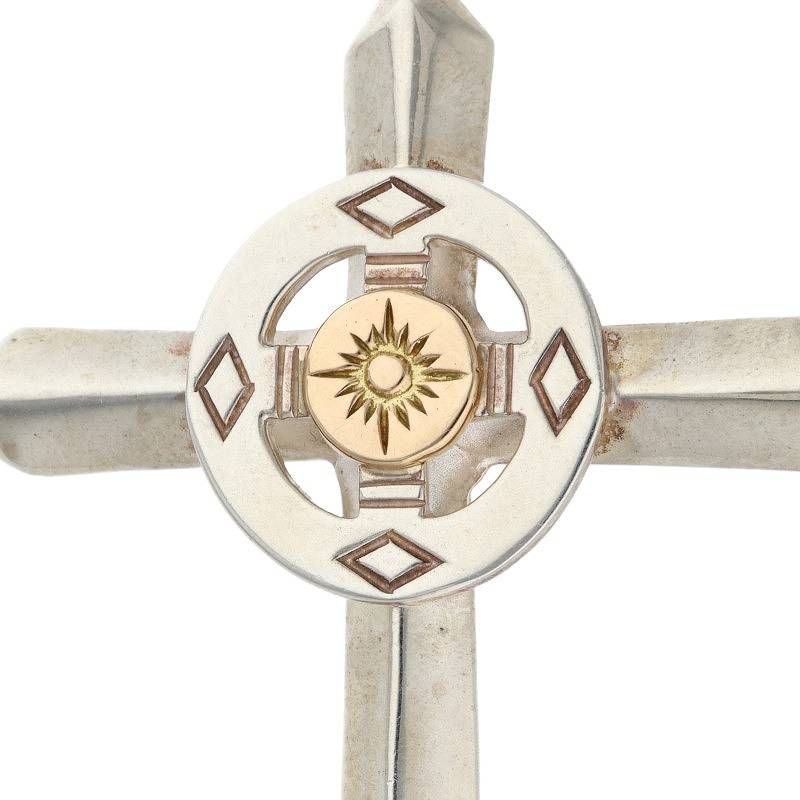 アリゾナフリーダム T-142a K18太陽神付きホイールクロスネックレス