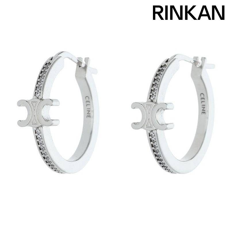 セリーヌ ロゴフープピアス メンズ