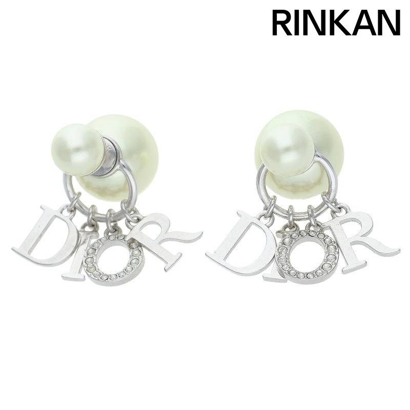 ディオール ロゴフェイクパールピアス メンズ