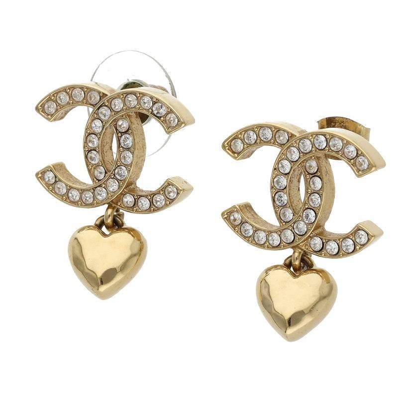 シャネル ココマークハートモチーフピアス メンズ