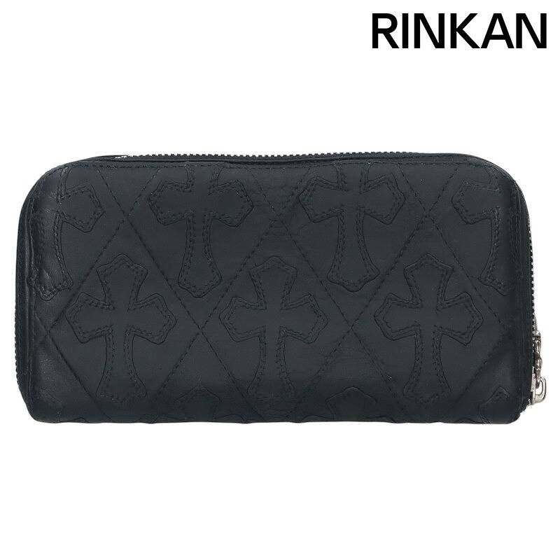 クロムハーツ REC F ZIP QUILTED セメタリークロスキルティングレザー