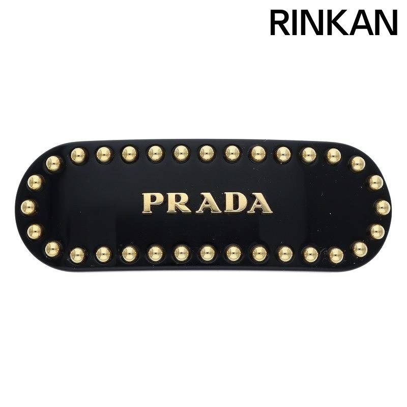 プラダ 1 IF 042 ロゴバレッタヘアピン メンズ