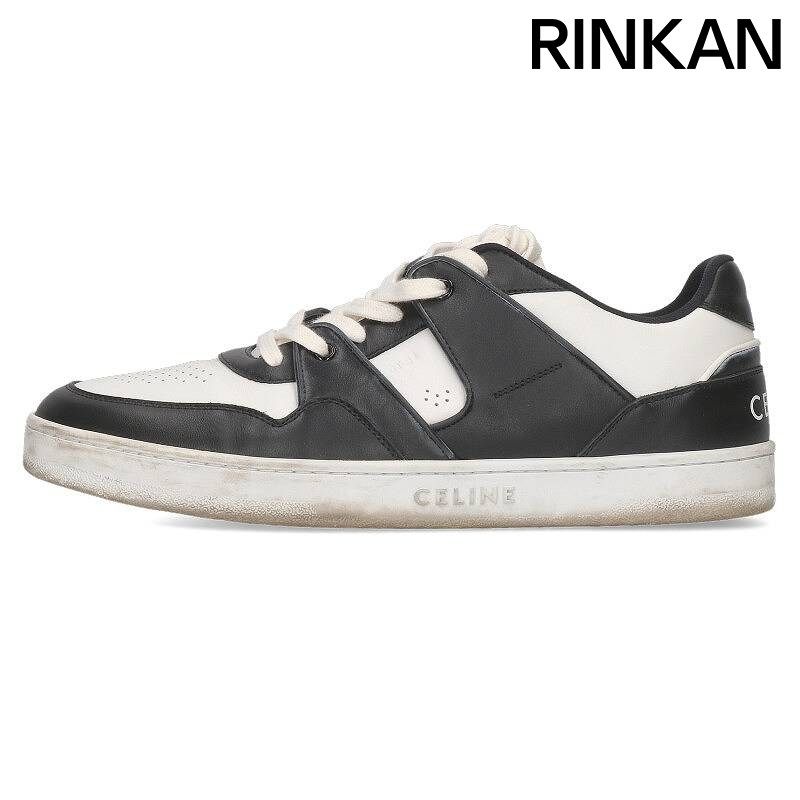 セリーヌ CT-04 TRAINER LOW レースアップローカットレザースニーカー
