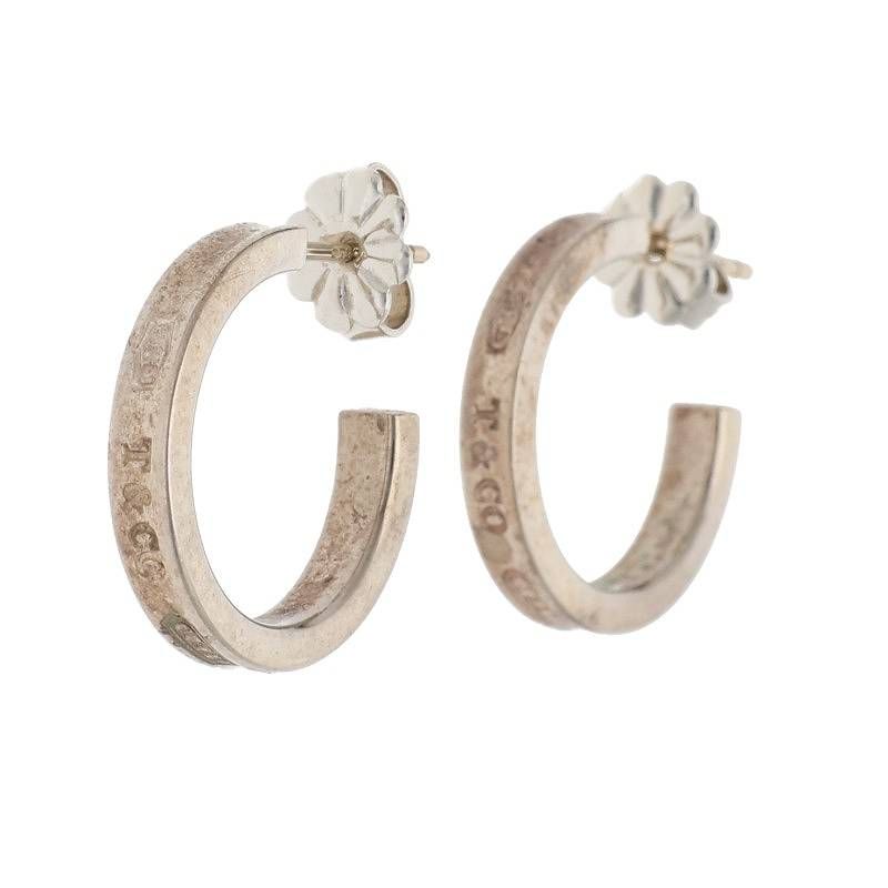 ティファニー 1837 シルバー フープピアス メンズ