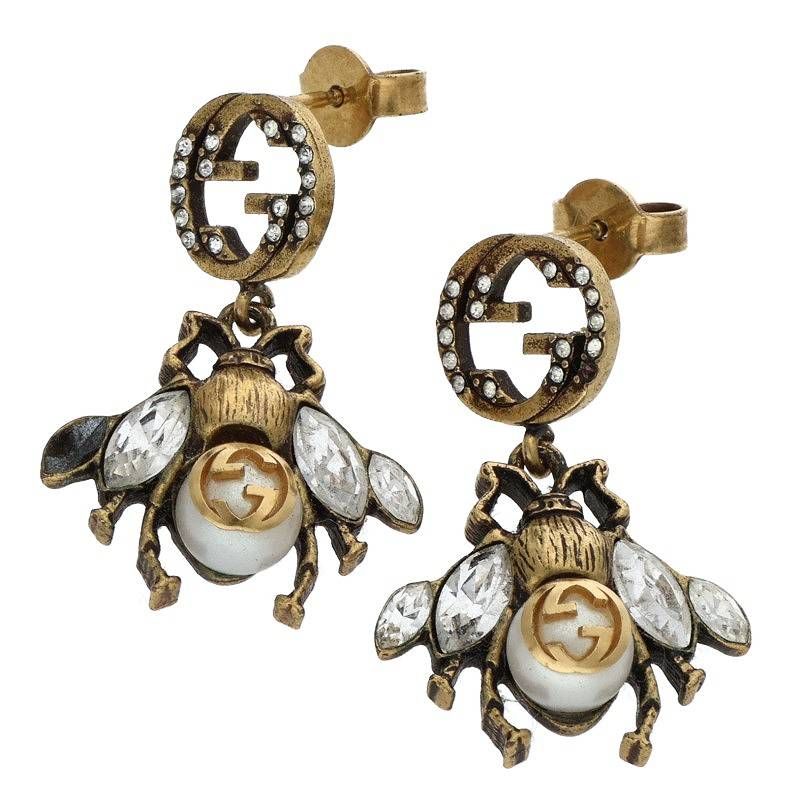 グッチ 629817 インターロッキングGビーピアス メンズ