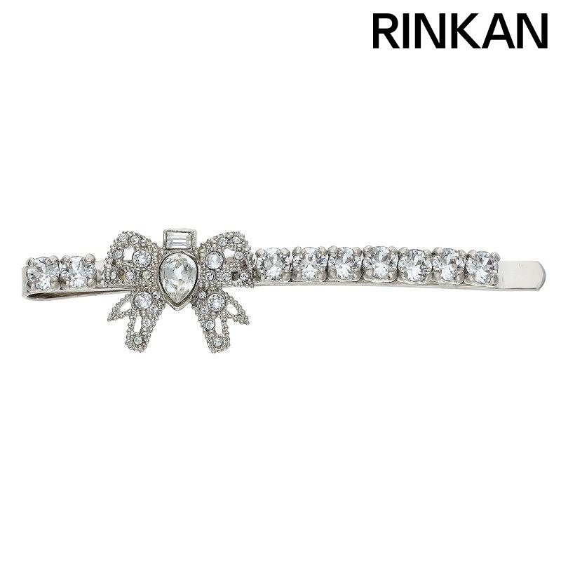 ミュウミュウ 5JF032 リボンラインストーンヘアピン レディース - メルカリ