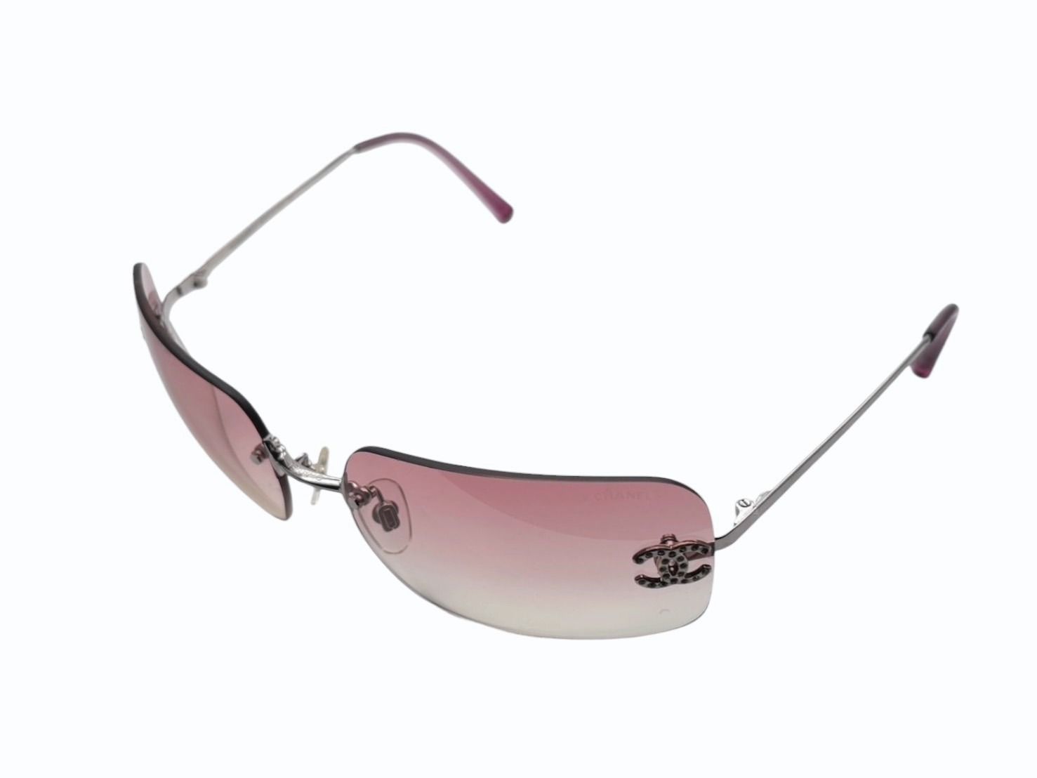 CHANEL シャネル リムレス サングラス 4017-D c.124/58 サイズ62◻︎17