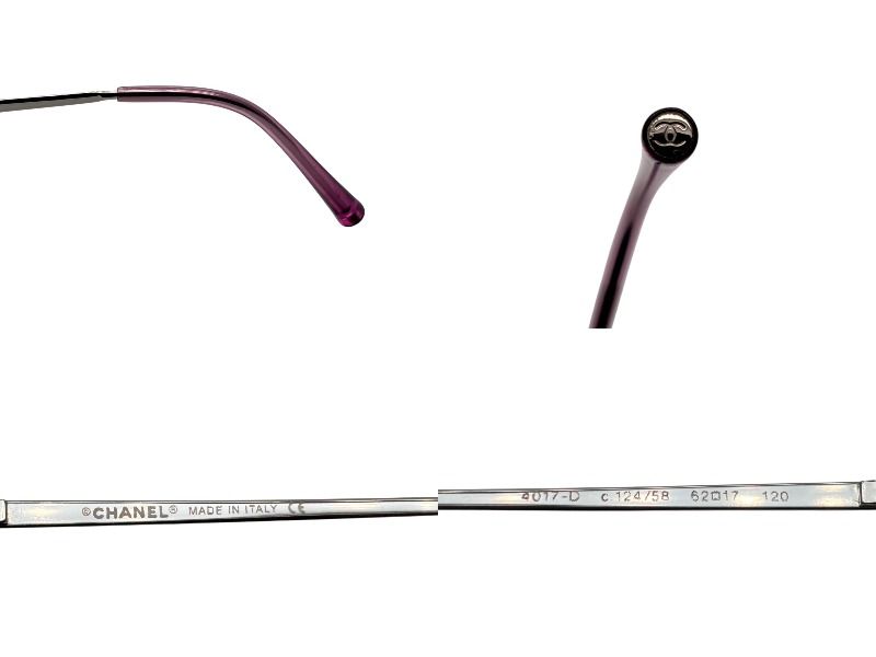 CHANEL シャネル リムレス サングラス 4017-D c.124/58 サイズ62◻︎17