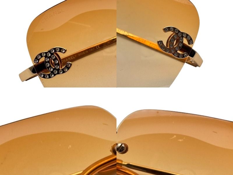 CHANEL シャネル リムレス サングラス 4017-D c.125/56 サイズ62◻︎17