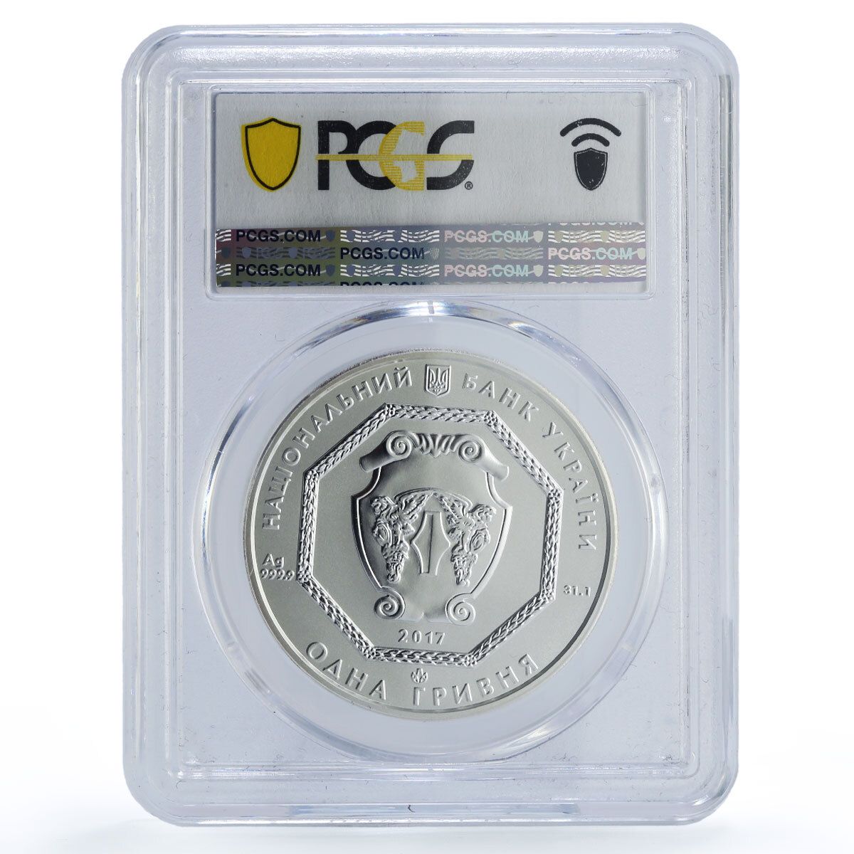 2017年 (新品) ウクライナ　大天使 ミカエル純銀 1オンス プルーフ 銀貨 2017年 (新品) ウクライナ「大天使 ミカエル」純銀 1オンス プルーフ