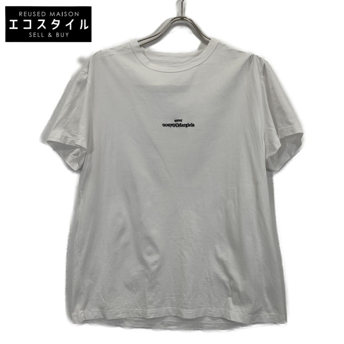 Maison Margiela メゾンマルジェラ 10 ﾎﾜｲﾄ 20 AW ﾐﾆﾛｺﾞ Tｼｬﾂ 46