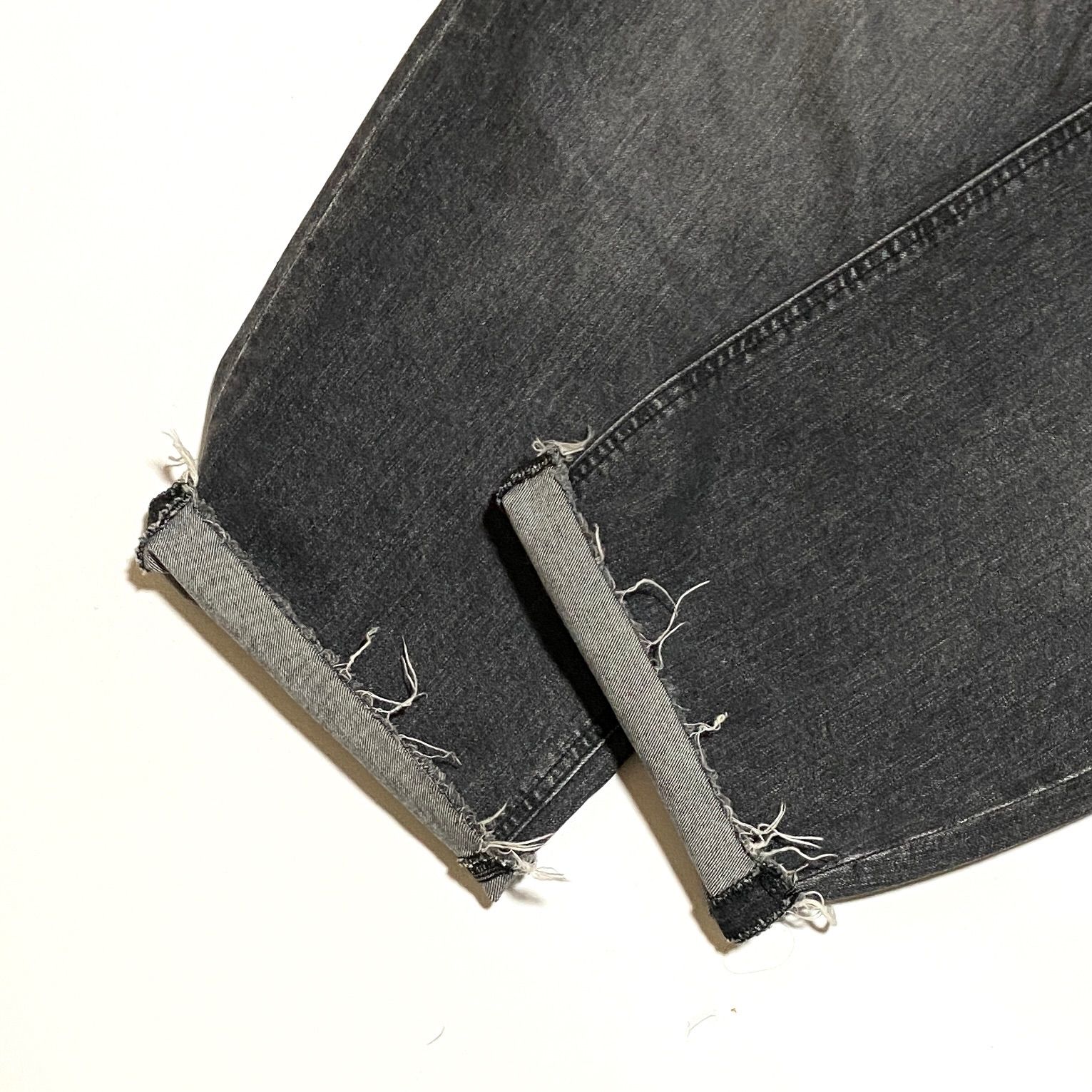 YANUK ヤヌーク カーブテーパード LAURA ローラ デニム カットオフ