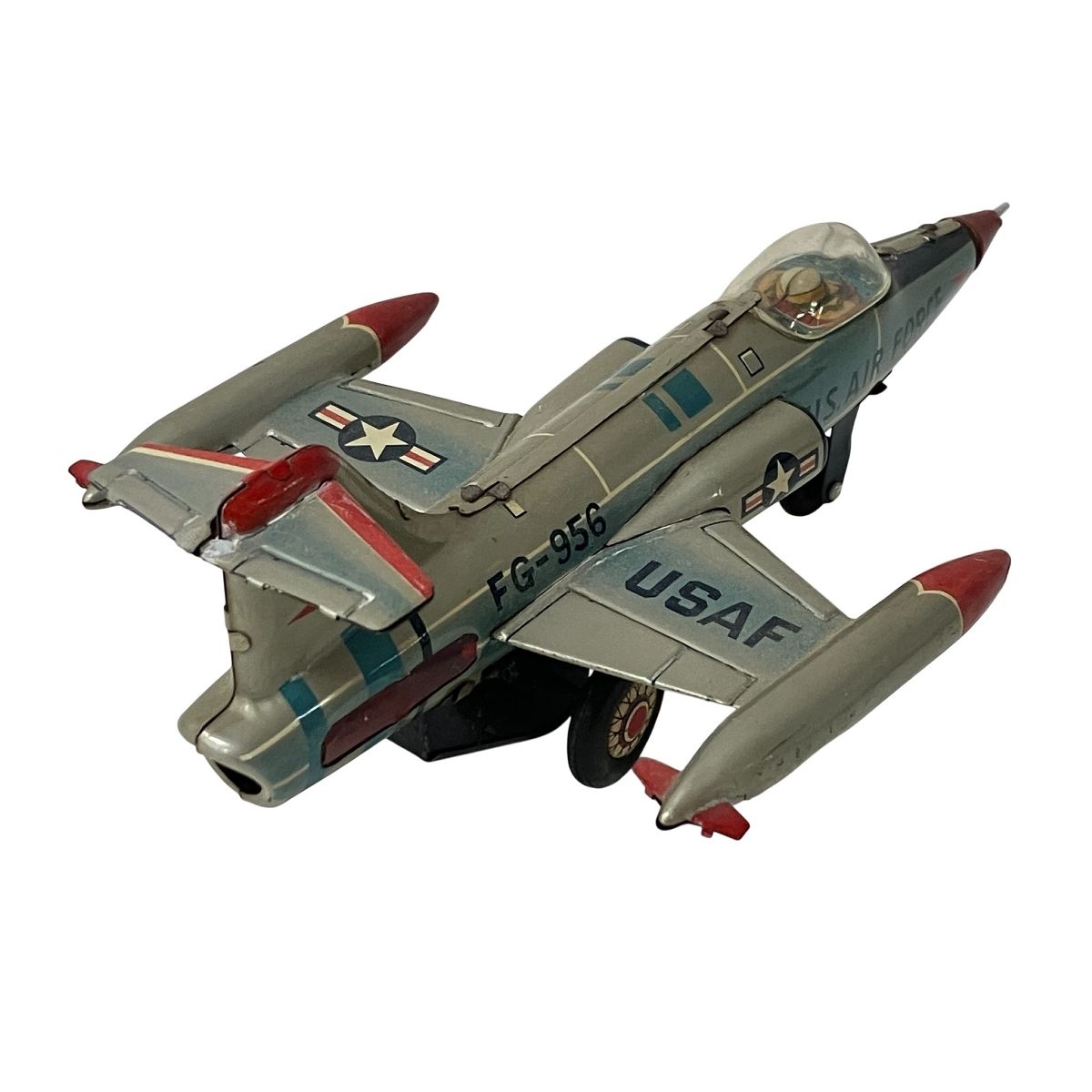 DAIYA FG 956 ブリキ 飛行機 プロペラ 機体 電動玩具 昭和レトロ