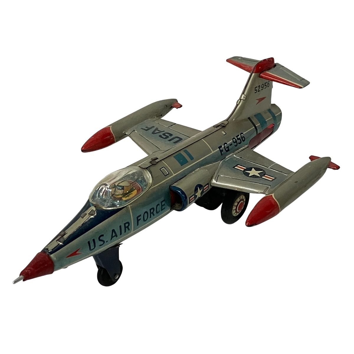 DAIYA FG-956 ブリキ 飛行機 プロペラ 機体 電動玩具 昭和レトロ