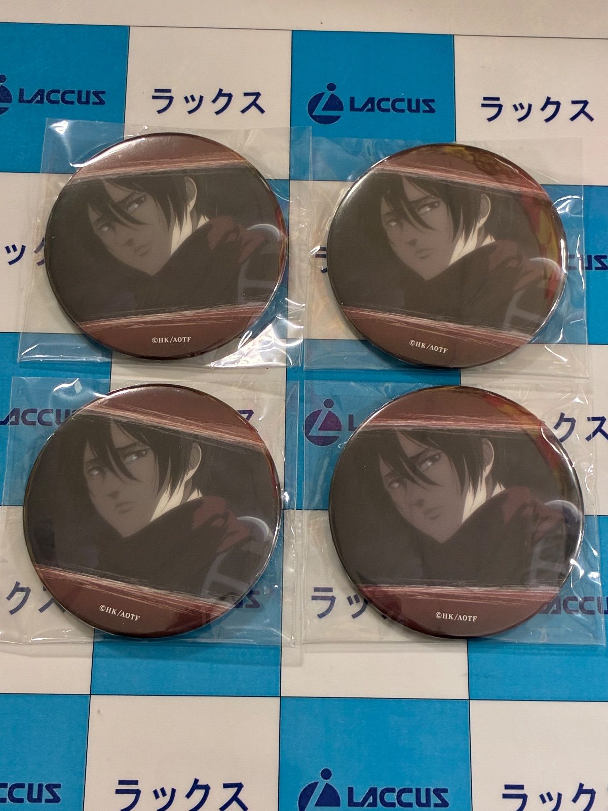 進撃の巨人 あたりツキ！ トレーディング缶バッジ ミカサ