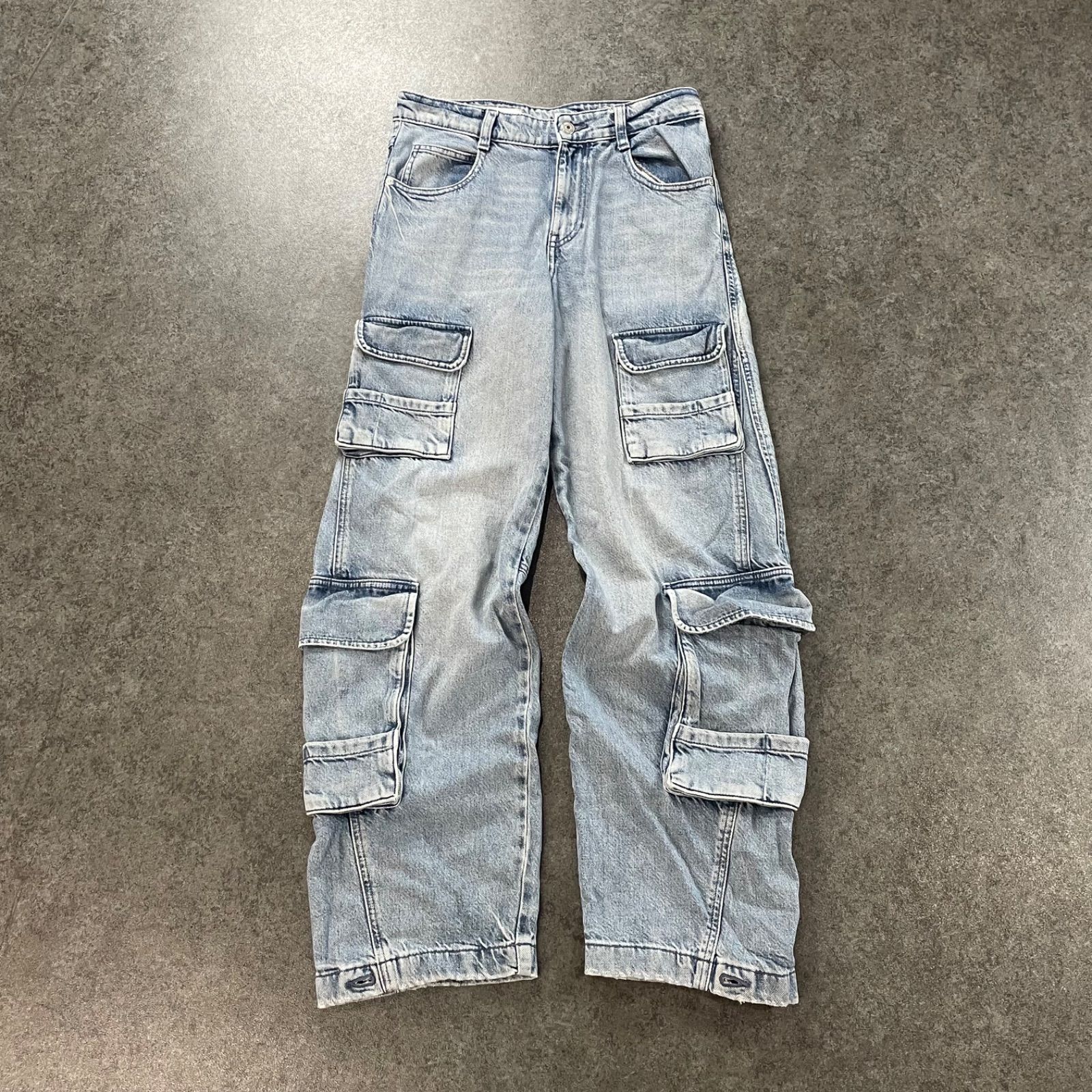 ZARA Denim Cargo Pants y2k ザラ デニム カーゴパンツ ユーティリティ