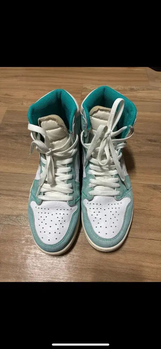 状態良し エア ジョーダン 1 ハイ OG ターボ グリーン
