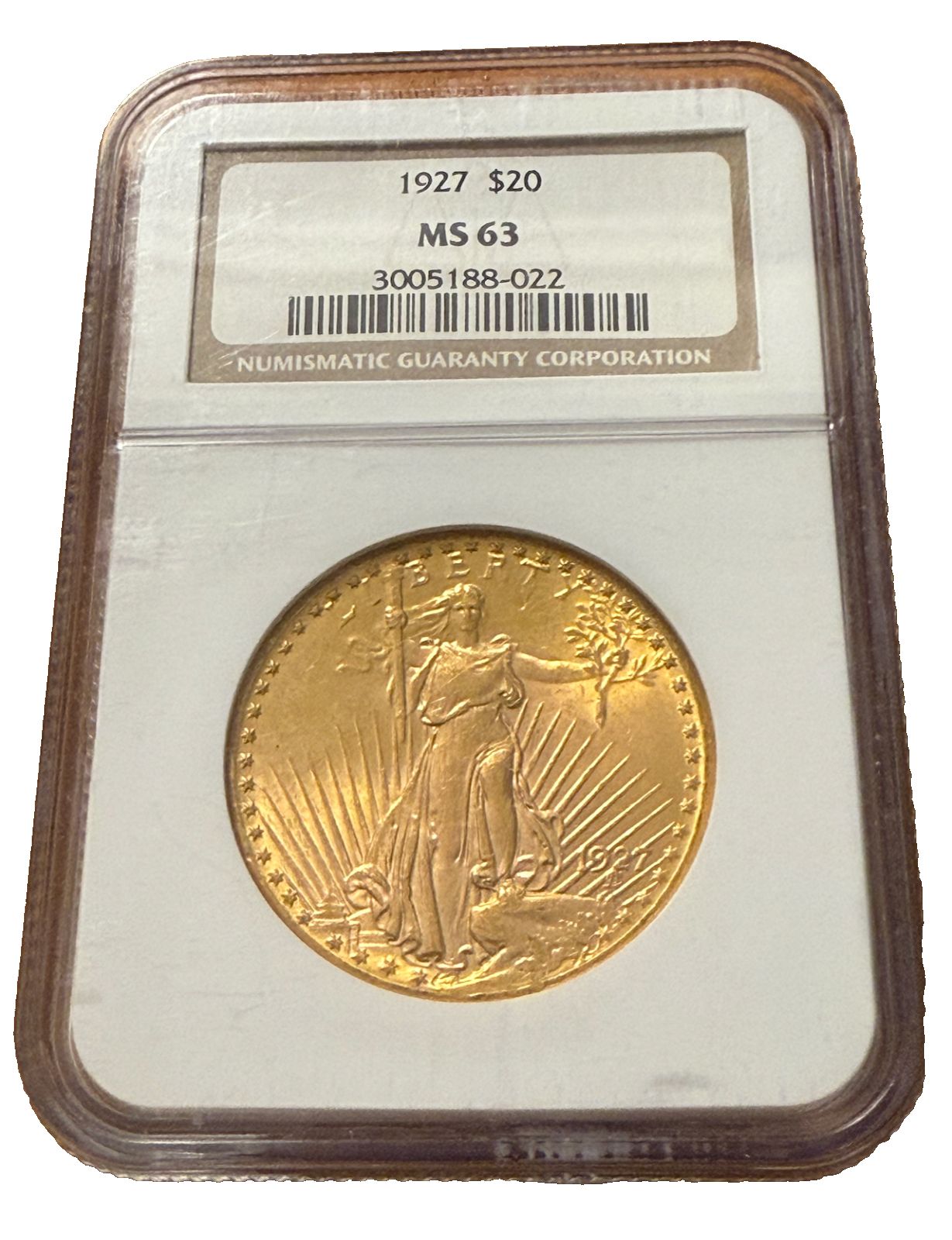 金貨（鑑定はしてません）　11/20までメルカリ 1927年 金貨 20ドル NGC MS63 ダブルイーグル セントゴーデンス - メルカリ