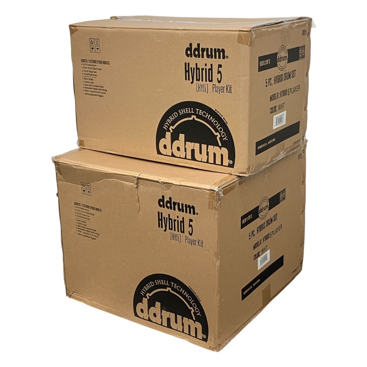 ddrum Hybrid 5 PLAYER WHT White Wrap ドラムキット 楽器 バンド 演奏